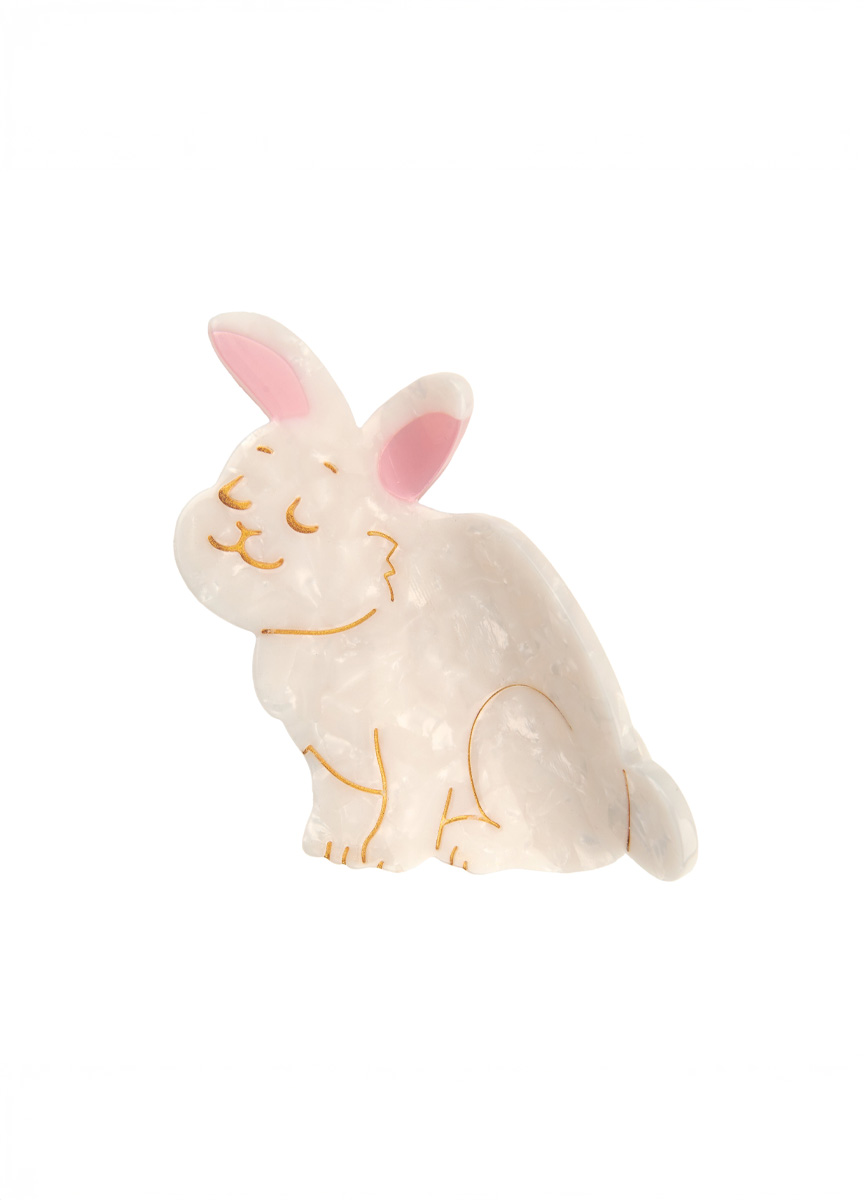 大白兔造型髮抓